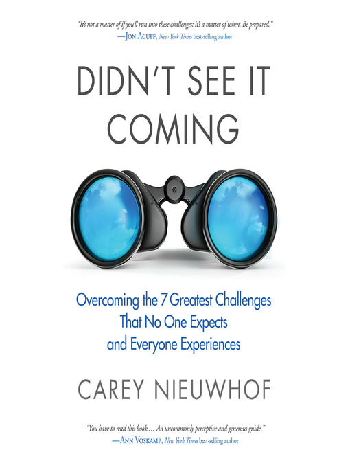 Title details for Didn't See It Coming by Carey Nieuwhof - Available